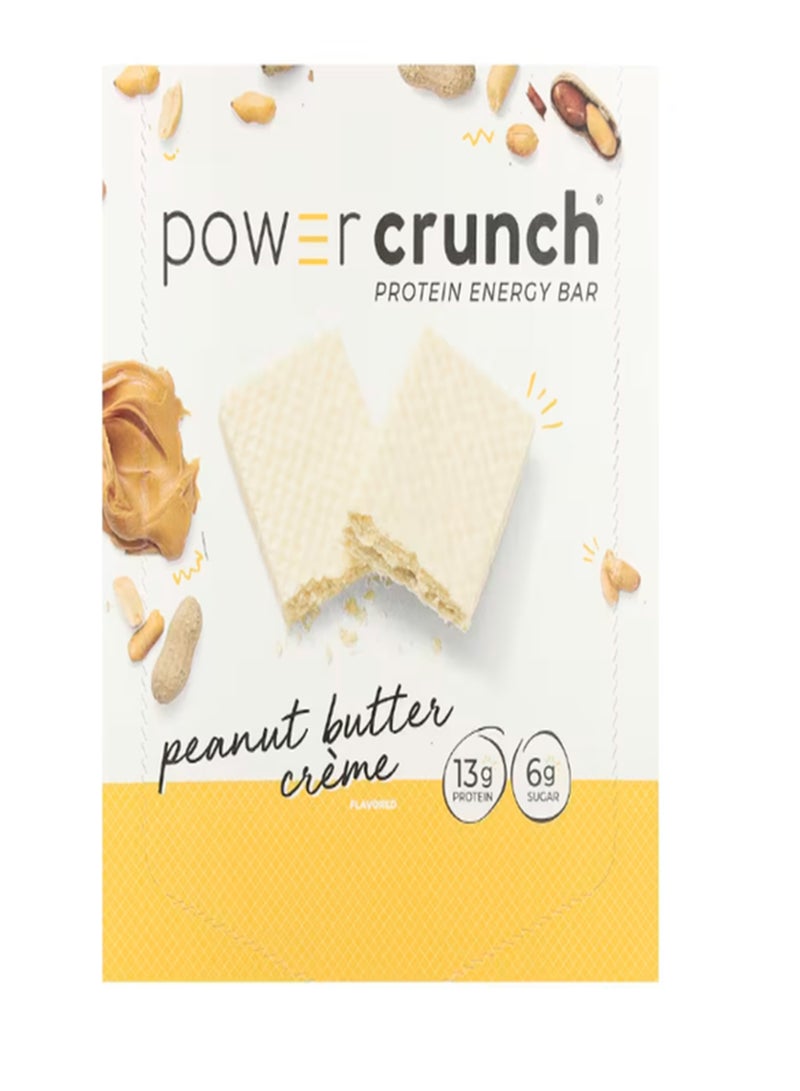 Original High Protein Whey Wafer Bar - Peanut Butter Creme - High Quality Protein Snack For Sustained Energy & Lean Muscle Maintenance